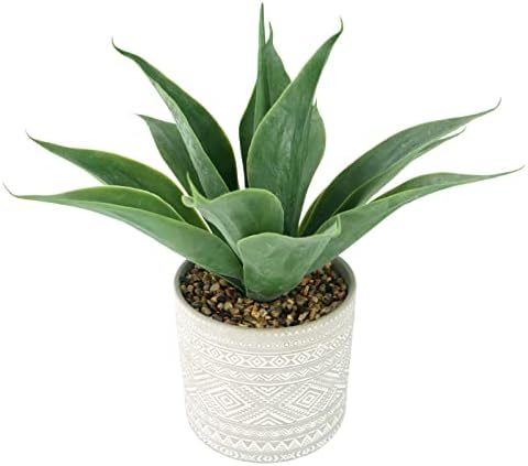 Hisow Artificial Aloe Plant 138 Inch Potted Succulent