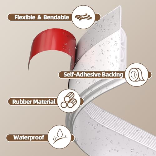 Vannesse 78 Inch Door Draft Stopper White