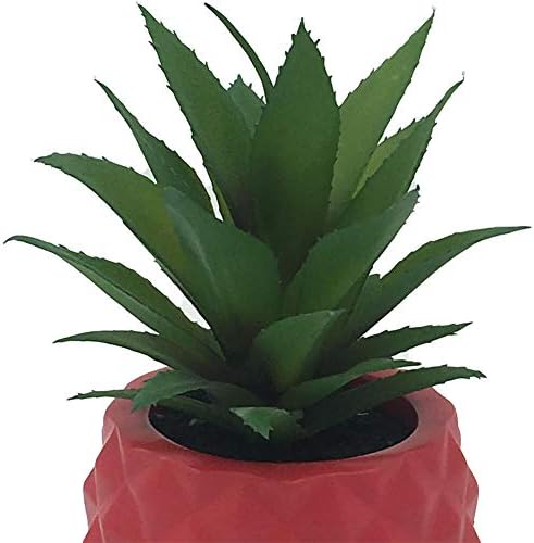Artificial Pineapple Plant Pot Decor - Red