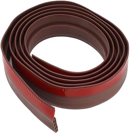 Acouto Under Door Draft Stopper Energy Saving Noise Reducing TPE with Superior Adhesion 66ft Brown