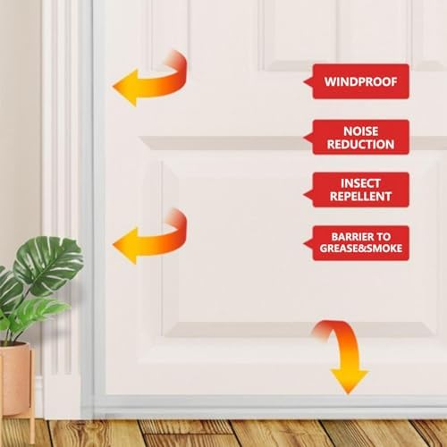 118 Inch Clear Silicone Door Seal Strip for Bathrooms and Doors