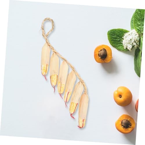 2Pcs Realistic Vegetable Corn Hanging Decor for Home and Kitchen
