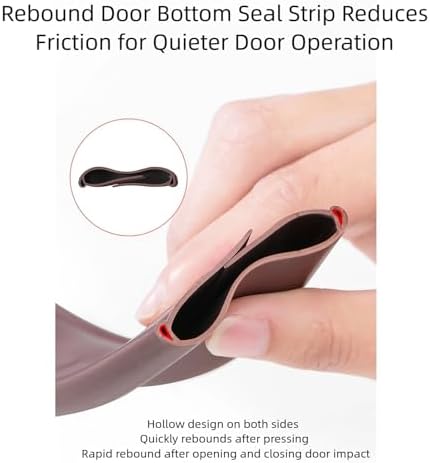 PVC Weather Stripping Door Seal Windproof Soundproof 38 in White