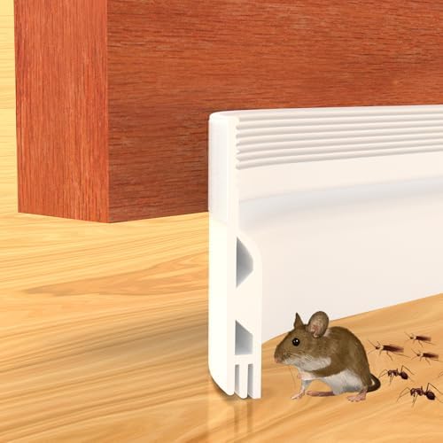 Floatlive Door Draft Stopper Weather Seal 78 in White