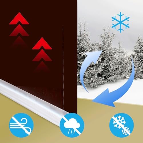 YeaHapiday 2 Pack Door Draft Stopper for Interior and Exterior Doors