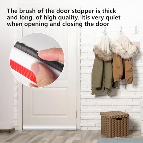 39 Inch Door Sweep with Strong Adhesive and Brush