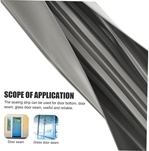 Luxshiny Door Bottom Windproof Seal for Soundproofing and Draft Protection