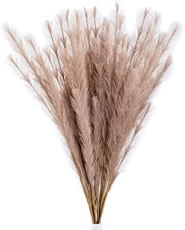 UiiziC Faux Pampas Grass 8PCS 30 Inch Dried Decor