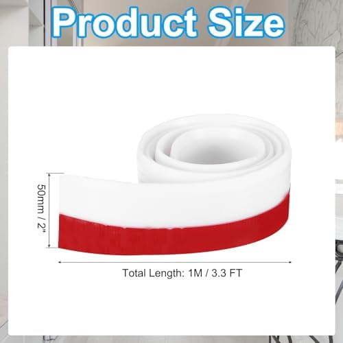 PATIKIL Door Draft Stopper 33FT Silicone Under Door Seal Strip