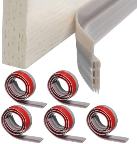 Uxcell 5 Pcs Silicone Door Draft Stopper