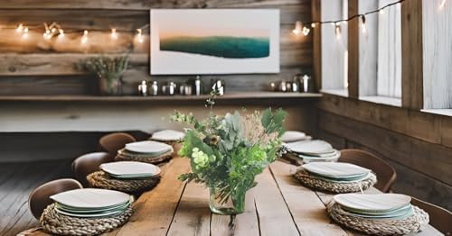 UiiziC Artificial Leaf Stem Flower Branches for Vase Arrangements Home Decor Centerpieces