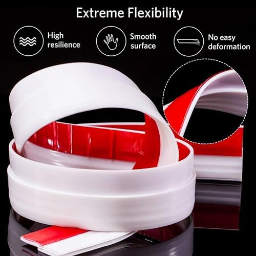 MCOTOP Door Draft Stopper 2 Pack Upgraded White