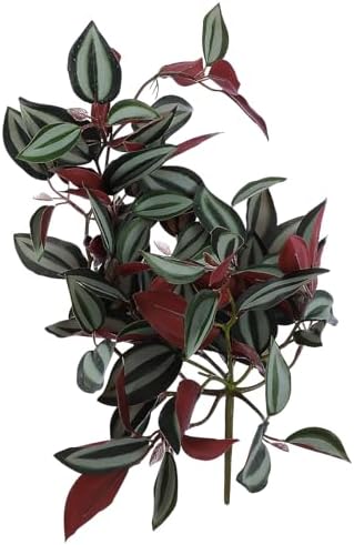 VOSAREA Artificial Hanging Plants Wandering Jew Garland