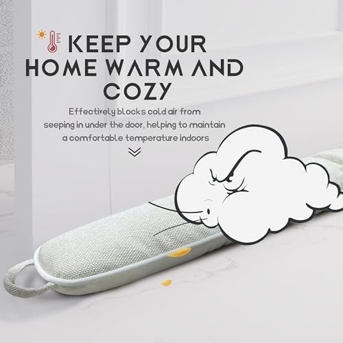 Under Door Draft Stopper 36 Inches for Winter and Summer