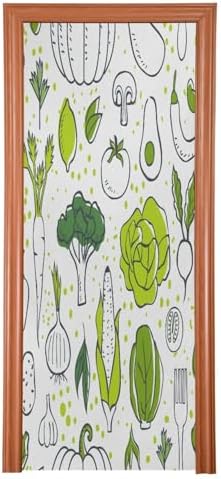 Susiyo Stretch Door Cover Halloween Decor 32x79 In