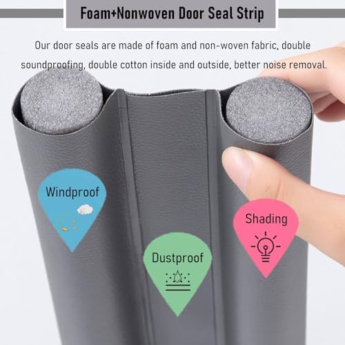 93 CM Door Bottom Seal Strip for Quiet Weatherproof Entry