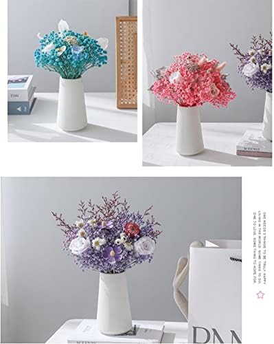Realistic Artificial Flowers Bouquet with Vase