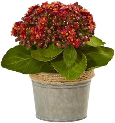 Nearly Natural Kalanchoe Artificial Arrangements Set of 3