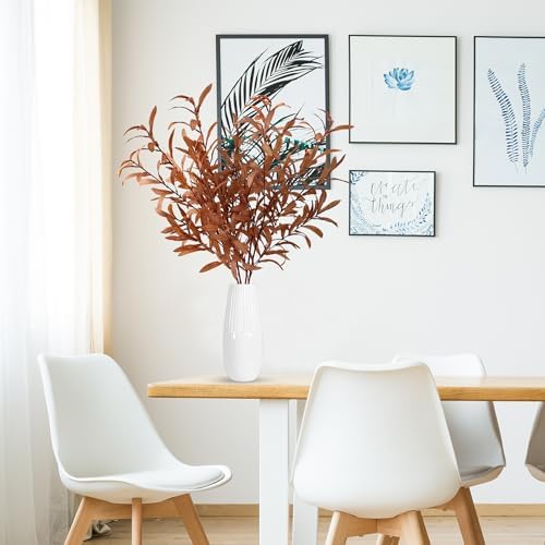 Sggvecsy 33 Inch 4Pcs Fall Artificial Olive Branches for Home Office Decor