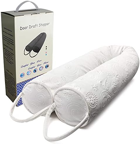 DreamQuil Draft Stopper 36 Inch White Door Blocker