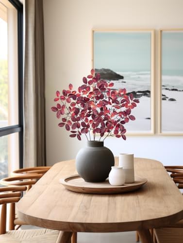 3PCS Artificial Greenery Stems Fall Faux Branches for Vase Wedding Decor