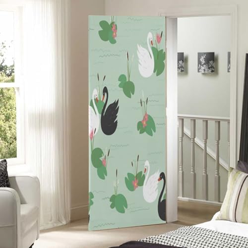 Susiyo Green Two Swans Halloween Door Cover