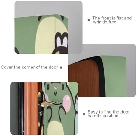 Susiyo Cute Chubby Frog Halloween Door Cover