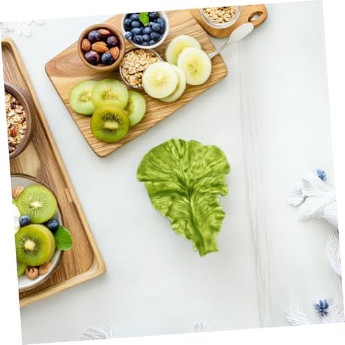 STOBAZA 6pcs Realistic Artificial Lettuce Leaves Decor