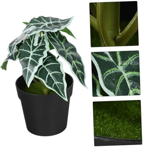 Mini Faux Greenery Plants Artificial Potted Plants for Office Desk Decoration