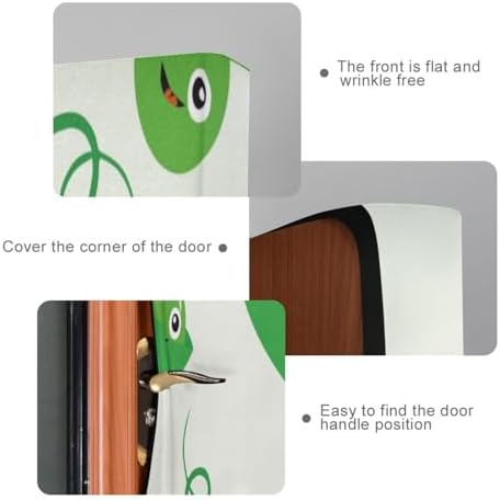 Susiyo Kawaii Peas Green Halloween Door Cover