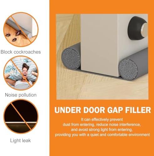 36 Inch Under Door Gap Filler Adjustable Noise Stopper