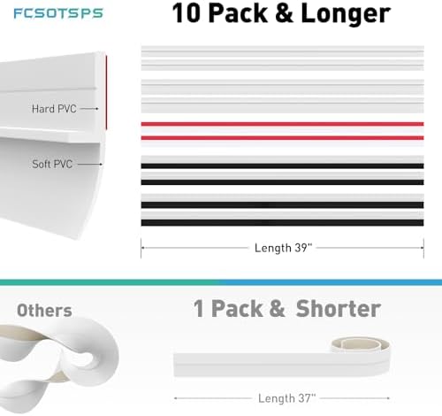 10Pack Door Draft Stopper 39In X 5Types Under Door Sweep