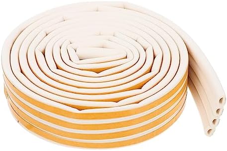 Under Door Weather Stripping Seal Strip Self-Adhesive Draft Stopper for Doors and Windows