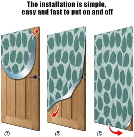 Susiyo Leaf Halloween Door Cover 32x79 in