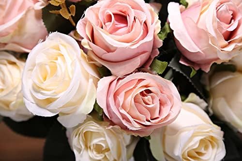 Artificial Roses with Stem for Wedding Decor and Home Use