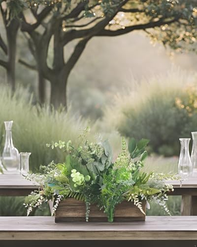 UiiziC Artificial Leaf Stem Flower Branches for Vase Arrangements Home Decor Centerpieces