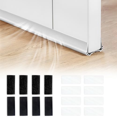Under Door Draft Stopper Adjustable 39 Inch Cuttable PVC Door Seal