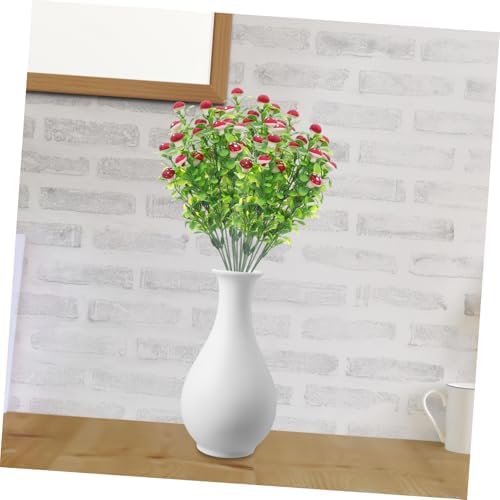 3pcs Realistic Faux Mushroom Branches for Home Decor