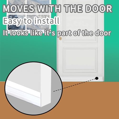 YeaHapiday 2 Pack Door Draft Stopper for Interior and Exterior Doors