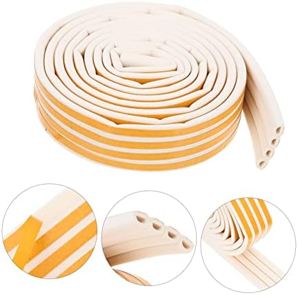 Under Door Weather Stripping Seal Strip Self-Adhesive Draft Stopper for Doors and Windows