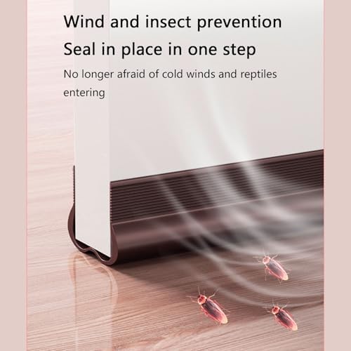 Soundproof Door Seal PVC Draft Stopper for Noise Reduction