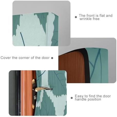Susiyo Leaf Halloween Door Cover 32x79 in
