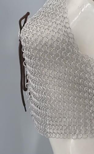 Medieval Chain Mail Top Fantasy Cosplay Costume