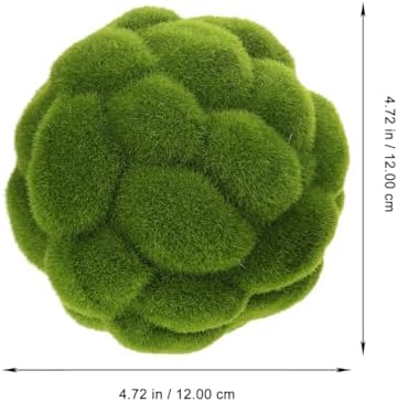 DOITOOL 2 Pcs Artificial Moss Balls for Home Decor