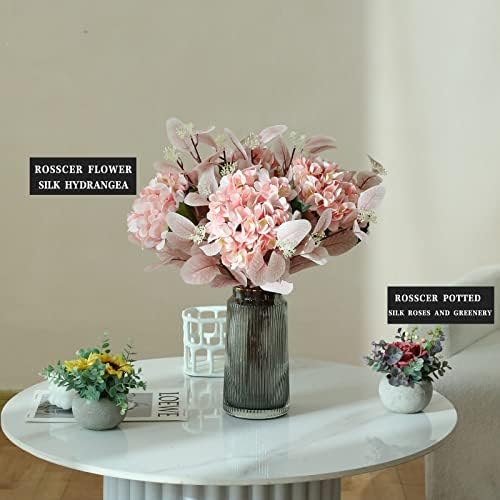 12Pcs Artificial Eucalyptus Stems with Berries for Decor