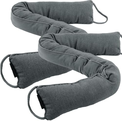 2Pack 36 Inch Door Draft Stopper with Glass Beads