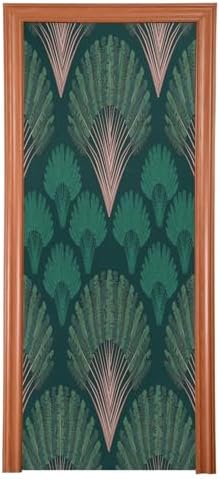 Susiyo Vintage Green Fan Halloween Door Cover