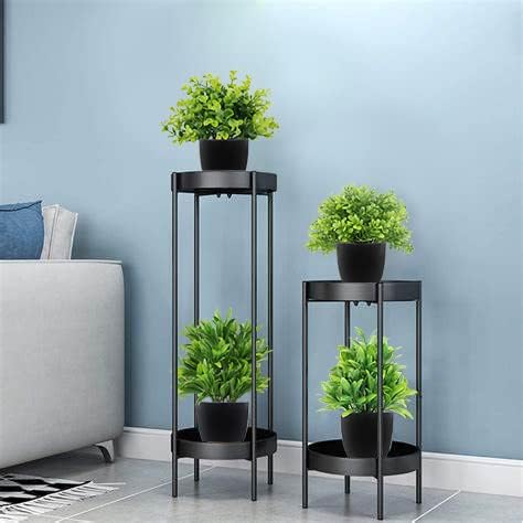 LELEE Artificial Potted Plants 4 Pack Medium Eucalyptus Decorative Grass
