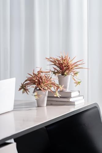 Faux Hanging Spider Plant in Pot for Indoor Decor