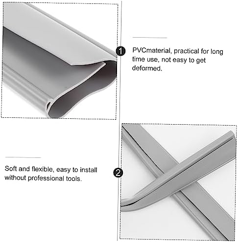 DIYEAH Door Gap Filler Weather Stripping Noise Blocker Seam Seal Strip Easy to Clean